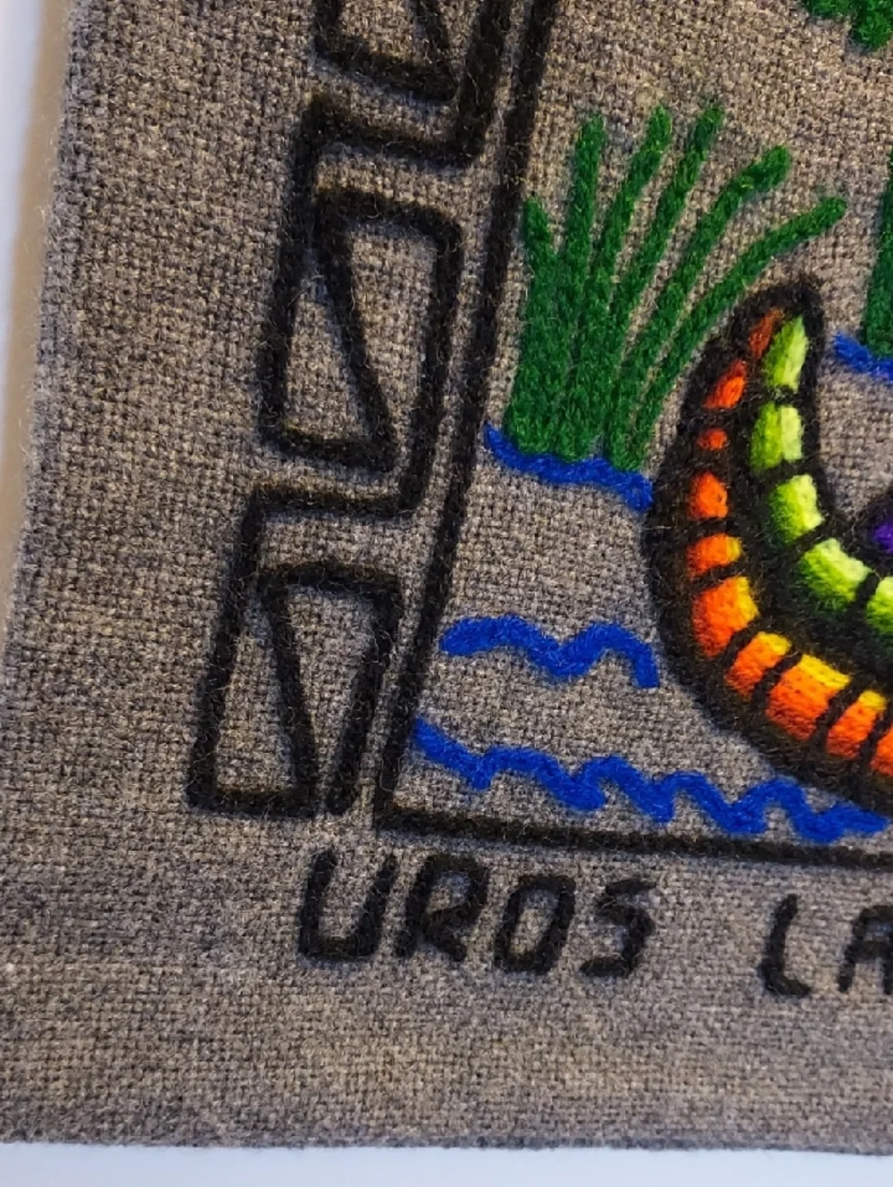 Bolivia Handmade Embroidered Pillow Cover 16